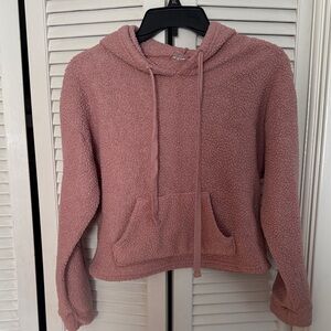 No Boundaries Dusty Pink Fleece Hoodie